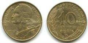 Frankreich, 10 Centimes
