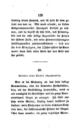 49. Wieder eine Fessel abgeworfen.