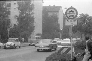 Sperrung der Weinbrennerstraße für den Kraftfahrzeugverkehr zwischen Entenfang und Wichernstraße
