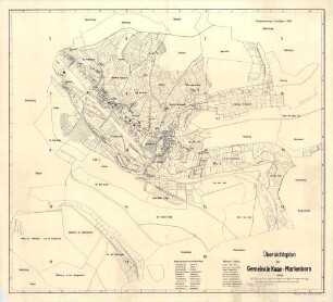 Übersichtsplan der Gemeinde Kaan-Marienborn