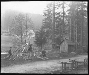 Kohlenmeiler im Langenbachtal
