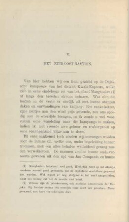 V. Het zuid-oost-bastion