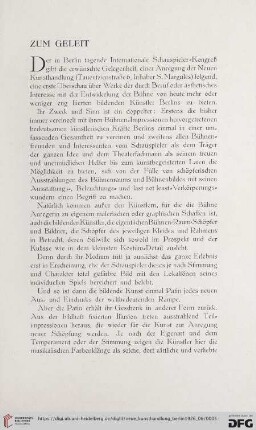 Zum Geleit