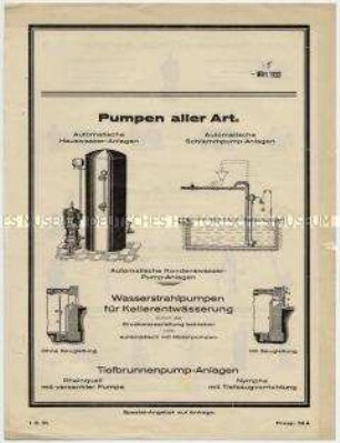 Pumpen aller Art.