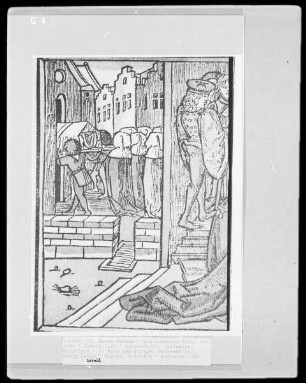 Die Lübecker Bibel von 1494 — Bathseba bei König David (Detail)