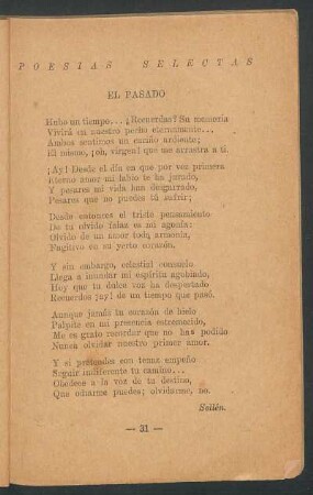 El pasado