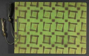 Reisealbum Nordböhmen : Reisealbum Nordböhmen. Textileinband mit Kordelbindung; 20,7 x 28,3 x 1,8 cm (um 1925/1930). Dresden: SLUB/DF 2017.C.75