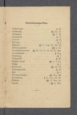 Orientierungs-Plan.