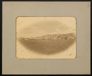 PC 6002, Ansicht von Süden. Österberg mit Gartenstraße, Stiftskirche und Schloß. Foto Sinner