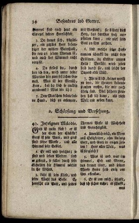 2. Schöpfung und Vorsehung.
