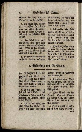 2. Schöpfung und Vorsehung.