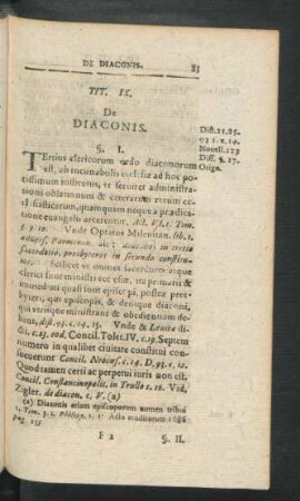 Tit. IX. De Diaconis