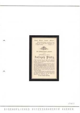Pütz, Joseph