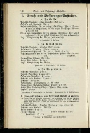 Straf- und Besserungs-Anstalten