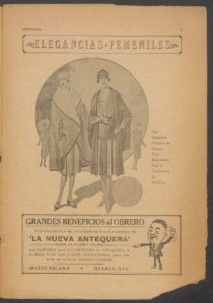 Elegancias femeniles - [Ilustración] : Dos elegantes modelos de capas, muy adecuados para la temporada de invierno
