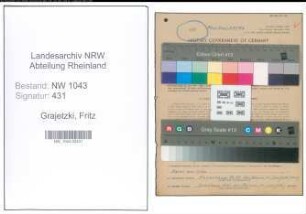 Entnazifizierung Fritz Grajetzki , geb. 22.12.1907 (Zollbeamter)