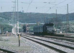 Wilferdingen-Singen Lok 144 126 N6036 B4yg-Wagen Hemmschuhe