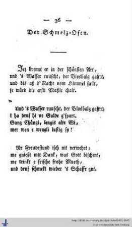 Der Schmelz-Ofen