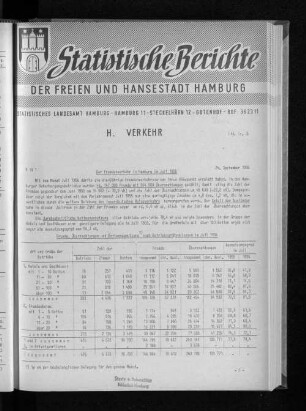 Der Fremdenverkehr in Hamburg im Juli 1956 : Lfd. Nr. 36