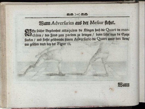Wann Adversarius aus der Messur stehet. [inkl. Abbildung]