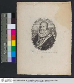 Henry IIII Roy De France Et De Navarre / Balt. Moncornet excud.