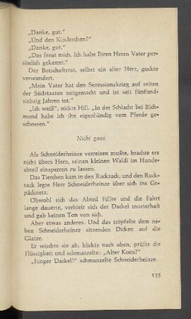Nicht ganz