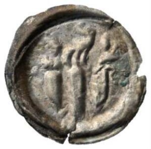 Fundmünze, Hohlpfennig, 1461 - 1462