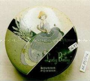 Blechdose für "Lady Betty BOUDOIR POWDER"