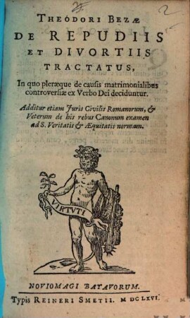 Tractatio de repudiis et divortiis