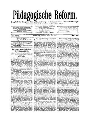 Grundzüge eines Lehrplans für Naturgeschichte : (Schluß folgt)