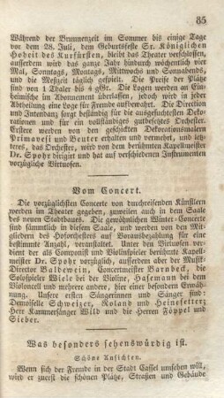 Vom Concert.
