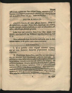 Axiomata