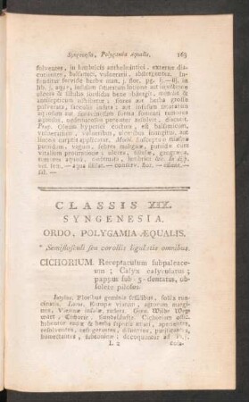 Classis XIX. Syngenesia. Ordo, Polygamia Aequalis.