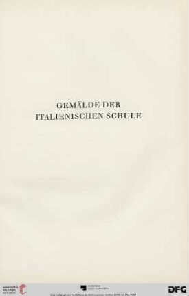 Gemälde der italienischen Schule (Nr. 49-57)