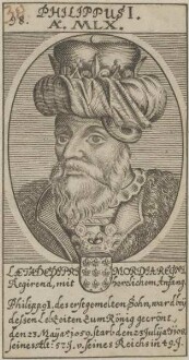Bildnis von Philippus I., König von Frankreich