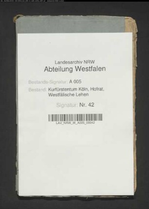 Protokoll der westfälischen Lehnskammer (S. 1-163)