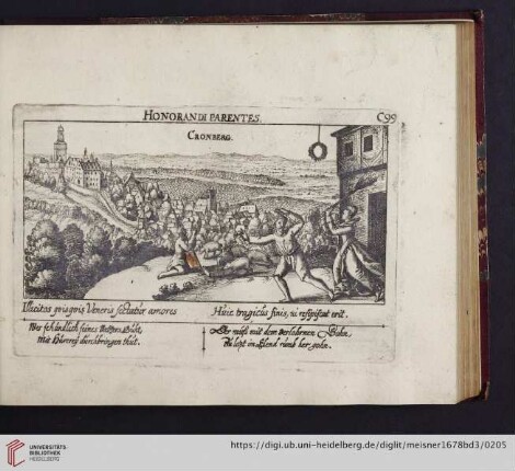 C99. Cronberg, "Honorandi parentes"
