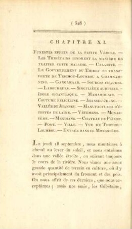 Chapitre XI. Funestes effets de la petite Vérole. ...
