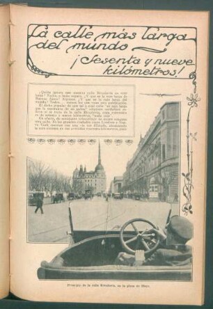 La calle más larga del mundo - ¡Sesenta y nueve kilómetros!