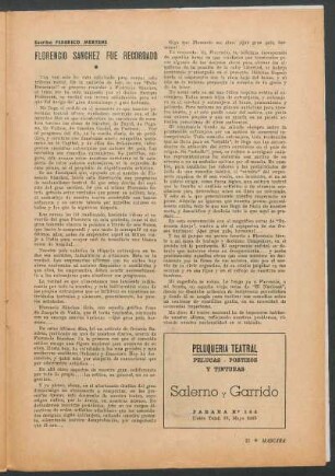 Florencio Sánchez fue recordado