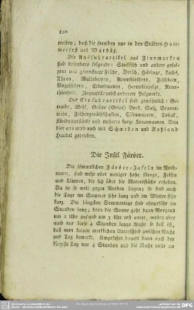 Die Insel Färöer