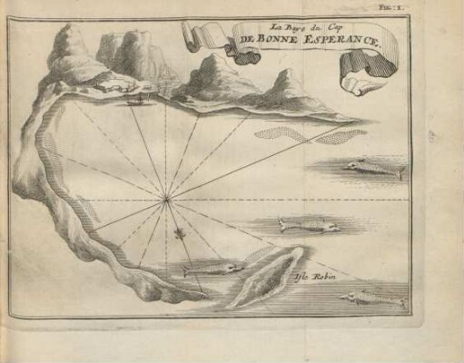 Fig: I. La baye du Cap de Bonne Esperance