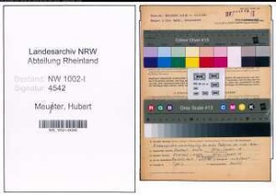 Entnazifizierung Hubert Meueter, geb. 30.12.1909 (Feuerwehrmann)