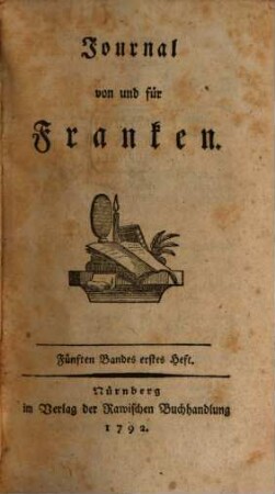 Journal von und für Franken. 5, 5. 1792