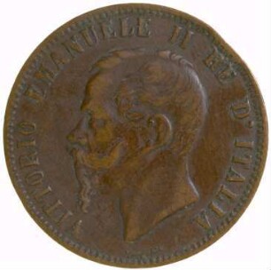 Münze, 10 Centesimi (ITL), 1867