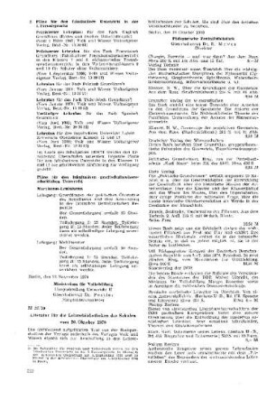 Literatur für die Lehrerbibliotheken der Schulen : 37/70 vom 20. Oktober 1970 ; [Mitteilungen]