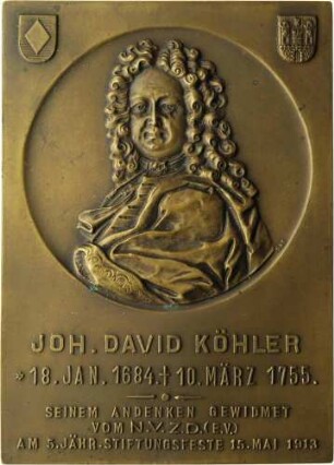 Johann David Köhler - 5-jähriges Vereinsjubiläum