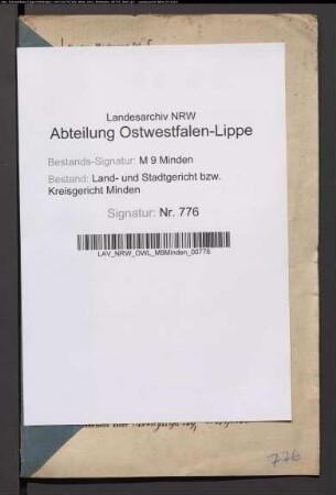 Sonstige: Felsch, Andreas Wilhelm Gottlieb; Sonstige: Felsch, Sophie Christine Dorothea, geb. Kollmeier: