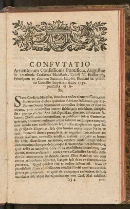 Confvtatio