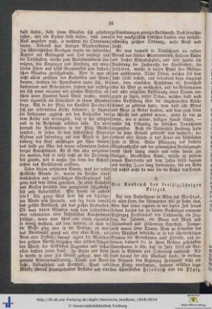2. Der Ausbruch des dreißigjährigen Krieges.